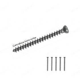 Cancellous bone screw