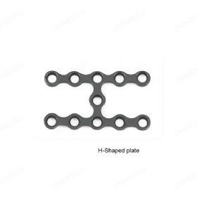 H shaped fracture plate