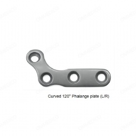 Curved 120° Phalange trauma plate