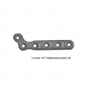 Curved 120° Metacarpal trauma plate (L/R)