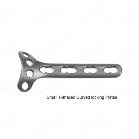 Locking Plate-Small T-shaped Curved locking plate